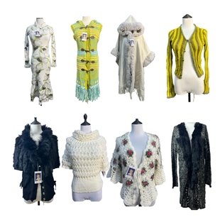 vintage古着X12秋冬纯羊毛上衣高级感修身 百搭少女慵懒风外贸毛衣