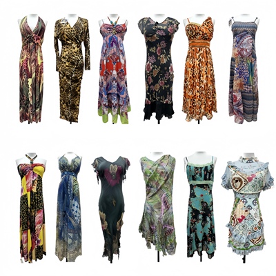 纯欲辣妹法式碎花豹纹吊带连衣裙