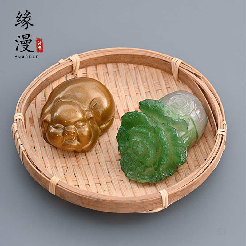 福豬百財功夫茶具飾品擺設緣漫堂