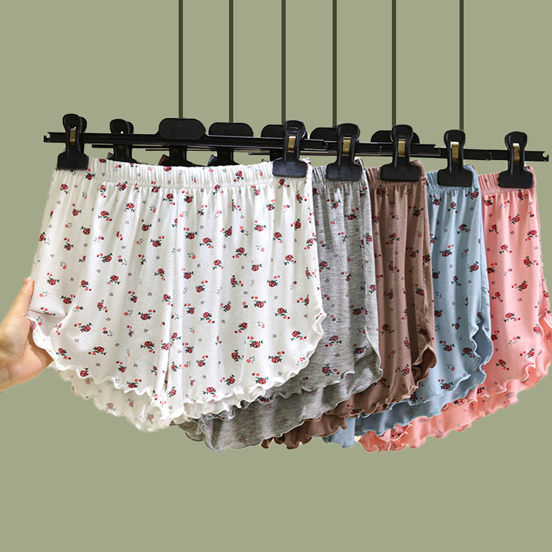 女士薄款莫代尔休闲短裤