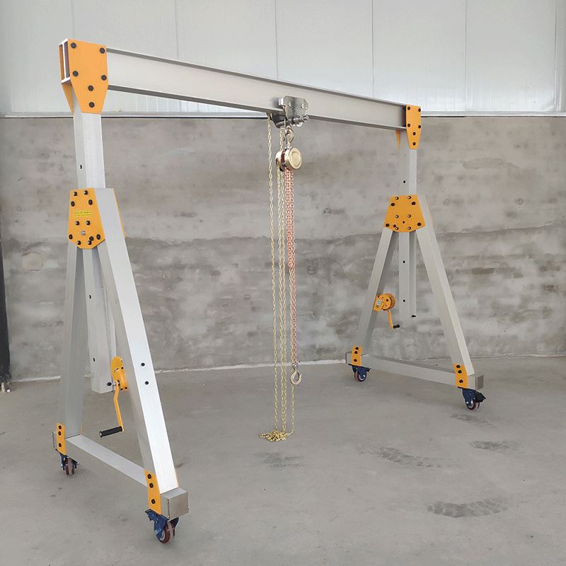 500kg铝合金小型龙门吊小型便携式安装搬运用轻巧便捷移动龙门架