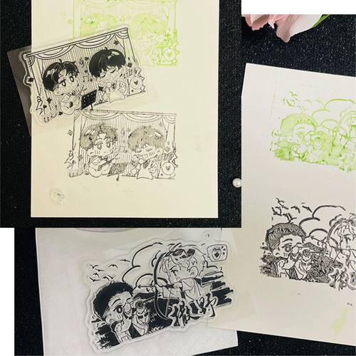 某某印章+撒野印章 硅胶材质