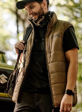 magnum马格南户外保暖马甲 宽松轻便双面可穿 户外战术马甲男