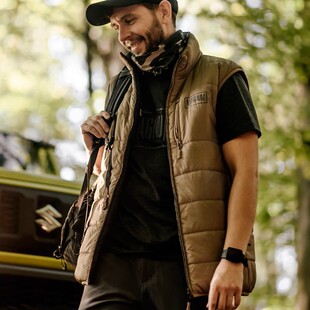 magnum马格南户外保暖马甲 宽松轻便双面可穿 户外战术马甲男