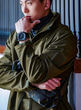 MAGNUM马格南军迷户外战术春秋冬软壳夹克 舒适透气保暖外套