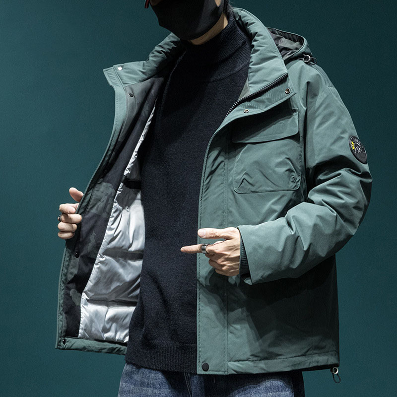 狄梵普品牌羽绒服男士宽松加大码羽绒服