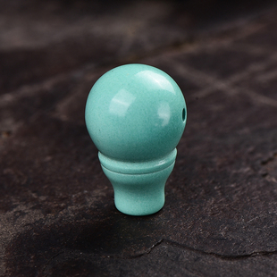 菱镁矿优化松石三通佛头diy佛珠配饰项链手串链金刚星月菩提配饰