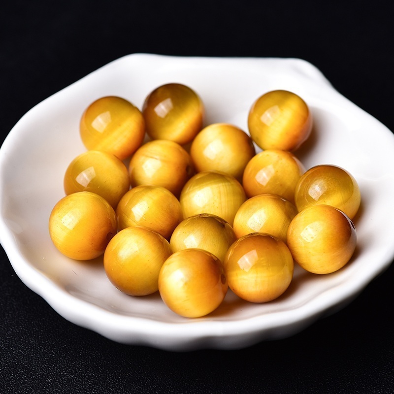 天然10A金虎眼散珠虎晴木