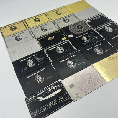 收藏款正品定制美国运通黑卡百夫长金属不锈钢运通百夫长黑卡至尊