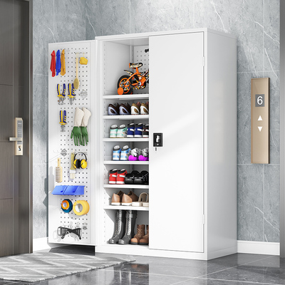 钢制鞋柜家用大容量楼道玄关鞋架