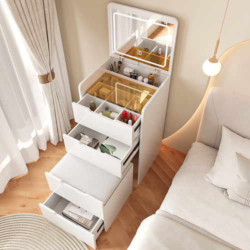 卧室专用收纳一体简约现代梳妆台