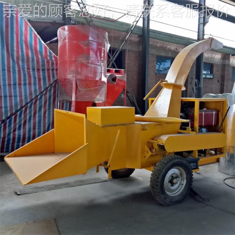 动式果木杂木粉机树移杈树皮打碎碎600机树叶树根粉设碎备