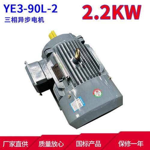 YE3系列马达三相异步电动机YE3-90L-22.2KW2极三相异步电机本速