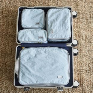 袋 多功能行李箱收纳袋防水多层可压缩立体衣物化妆品分装 化妆包
