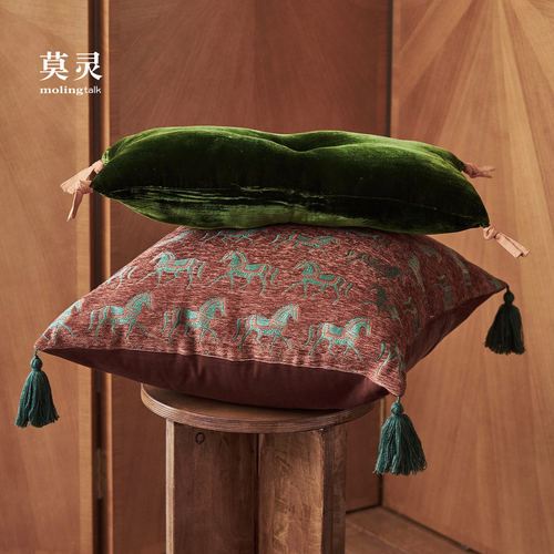 复古提花抱枕客厅沙发含芯