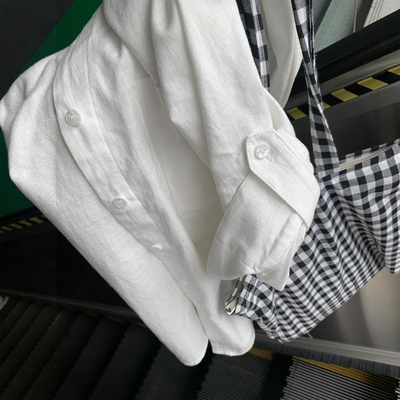 【送运费险】欧货高级感亚麻衬衫