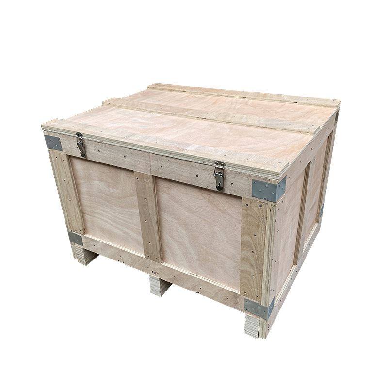 新品产木箱定制免熏蒸大型机械打包装物流周转箱大木箱铁皮包角品