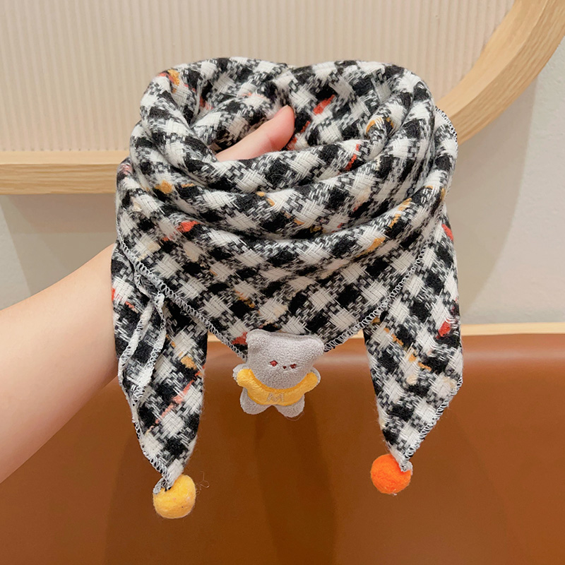 儿童围巾可爱秋冬防风围脖
