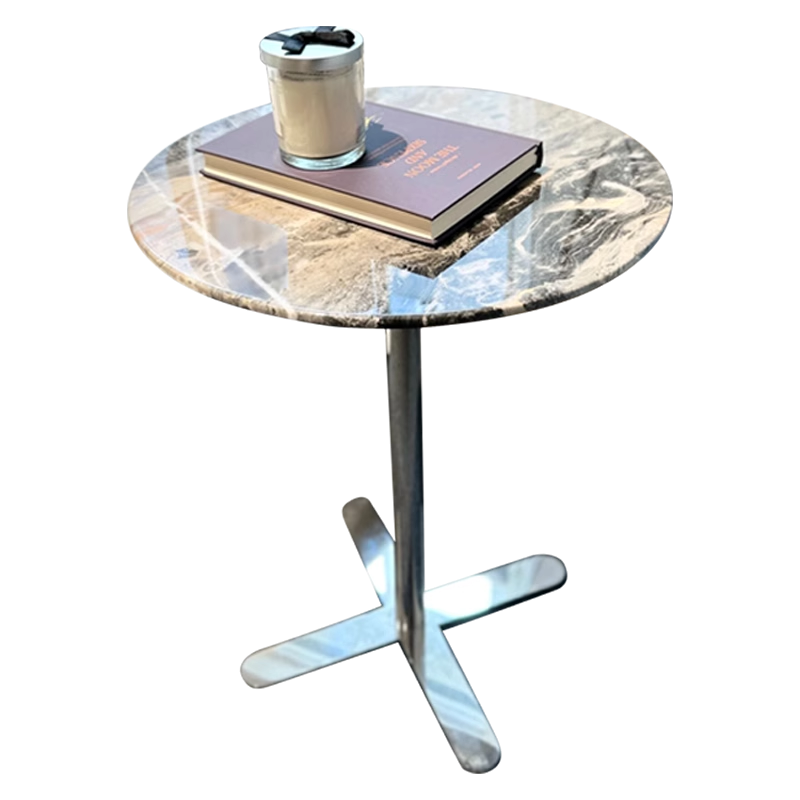 轻奢天然大理石客厅角几