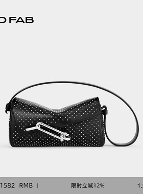 TADFAB包包铆钉真皮小号SOFTIE软盒包牛仔丹宁小众腋下精致包包