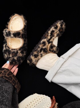 【半包-玛丽珍】2CM｜羊皮毛一体雪地靴真皮真毛轻便保暖一脚蹬