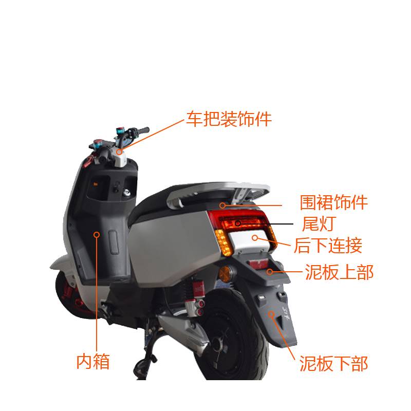 大江大牛H1金箭大酷华河小刀一品电动车外壳前围前泥板全套通用