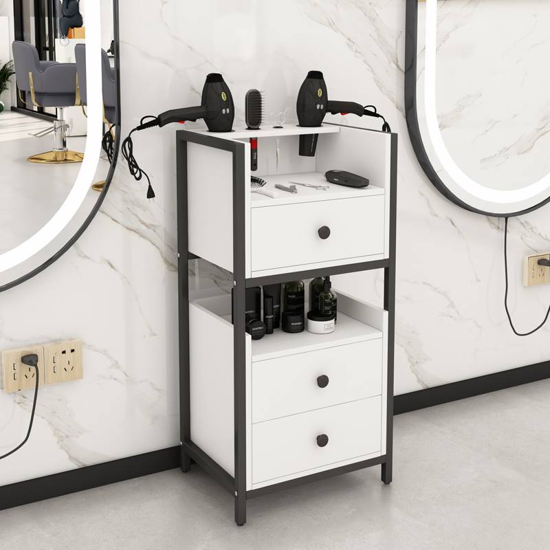 理发店柜子理发师小推车工具台美发店置物架剪发工具柜发廊工具车