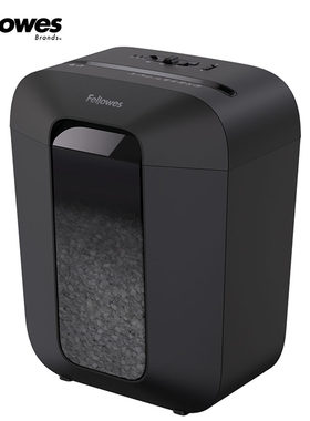Fellowes 范罗士商用碎纸机办公室专用小型家用粉纸机5级保密自动
