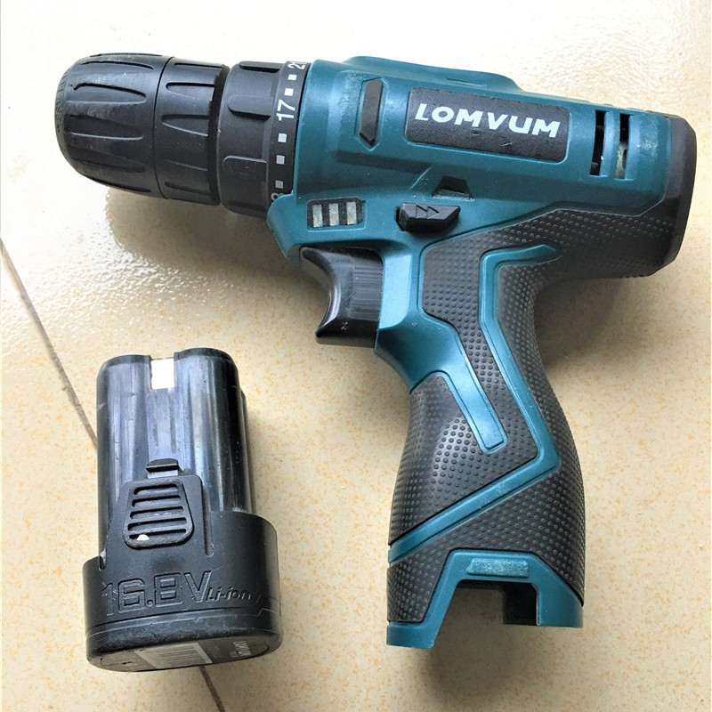 龙韵锂电充电钻12V 25V 16.8V手枪钻电动螺丝刀电源锂电池充电器