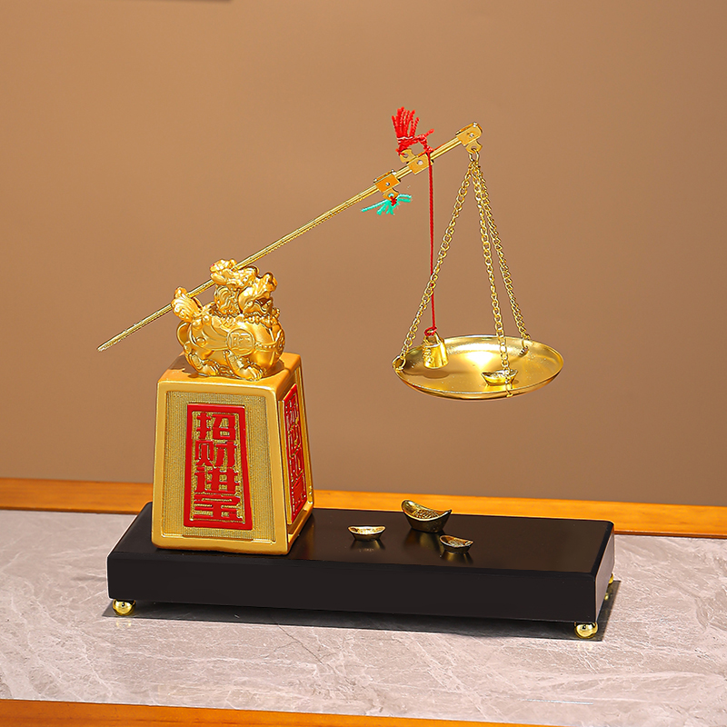 中式称心如意麒麟摆件客厅装饰品