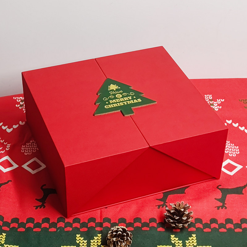 圣诞礼物包装盒子高颜值糖果礼盒空盒平安夜装苹果围巾创意礼品盒