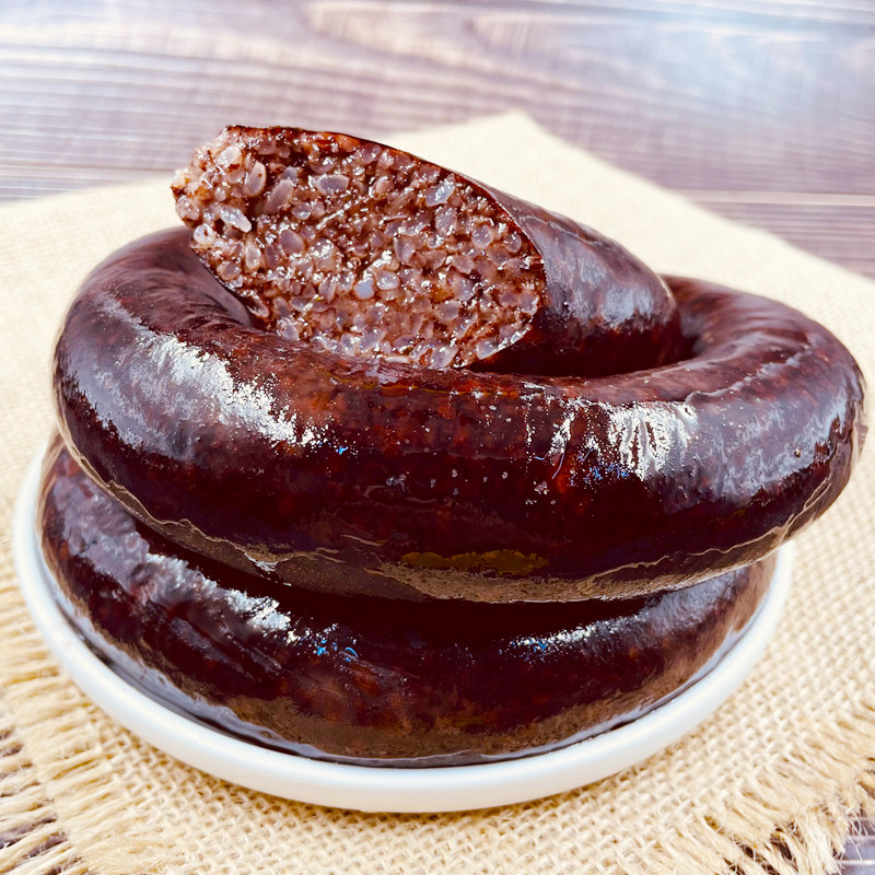 延边朝鲜族米肠糯米血肠韩国美食延吉米肠500g东北特产送蘸料包邮