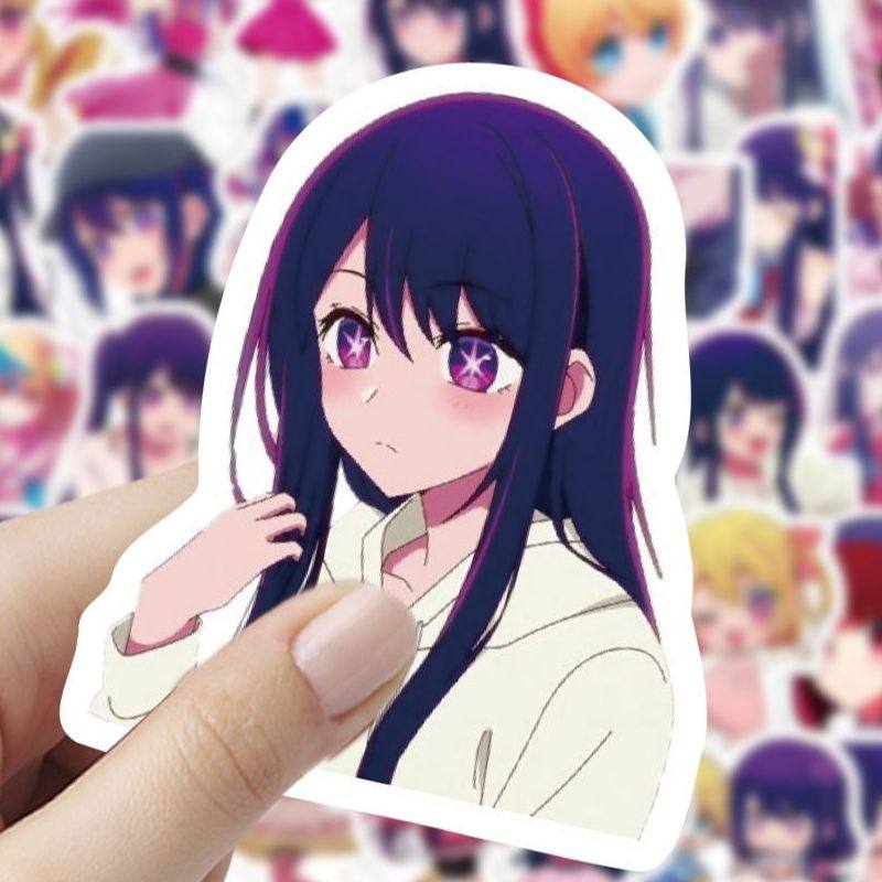 120张我推的孩子贴纸卡通动漫可爱少女周边手账素材手机壳贴画,文具电教/文化用品/商务用品,贴纸/立体贴纸,淘宝优惠券,粉丝福利购,淘宝优惠卷