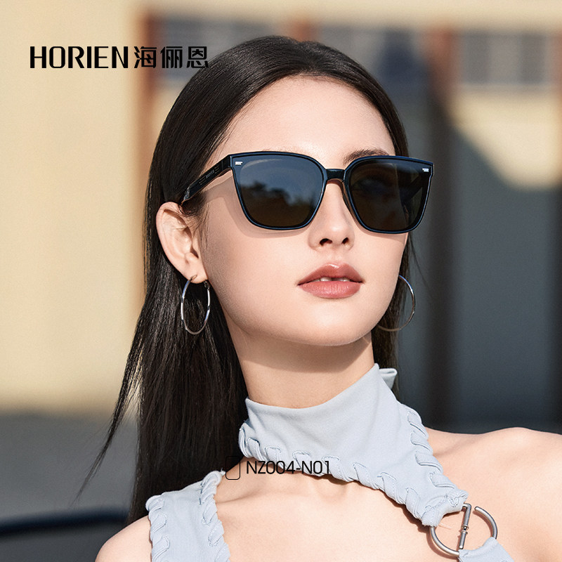 海俪恩墨镜男款折叠防紫外线时尚户外便携防晒轻巧收纳太阳眼镜女