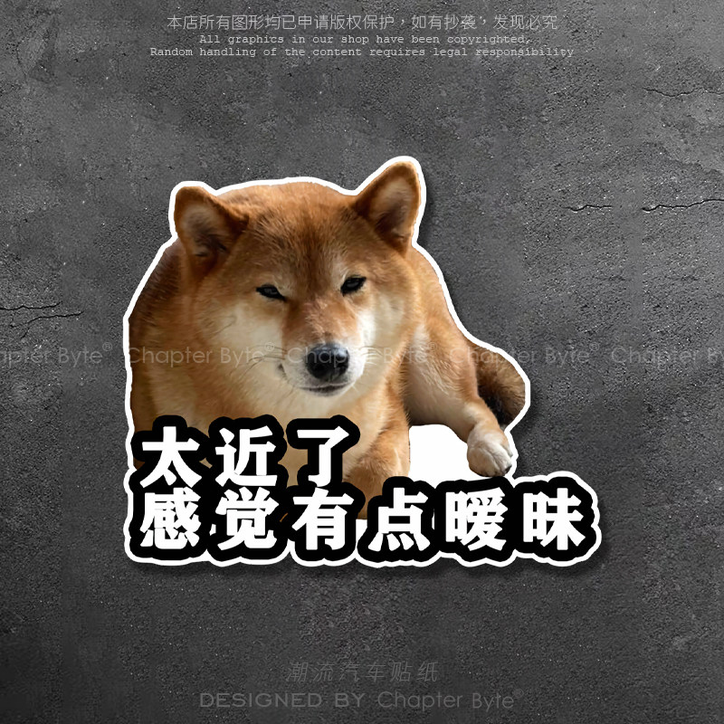 不留痕不留胶容易撕防水防晒车贴