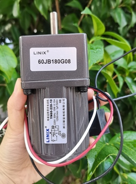 LINIX联宜电机YN60-10W 60JB180G08 220V 带电容正反转慢速低速