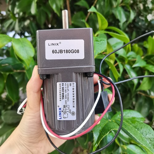 LINIX联宜电机YN60-10W 60JB180G08 220V 带电容正反转慢速低速