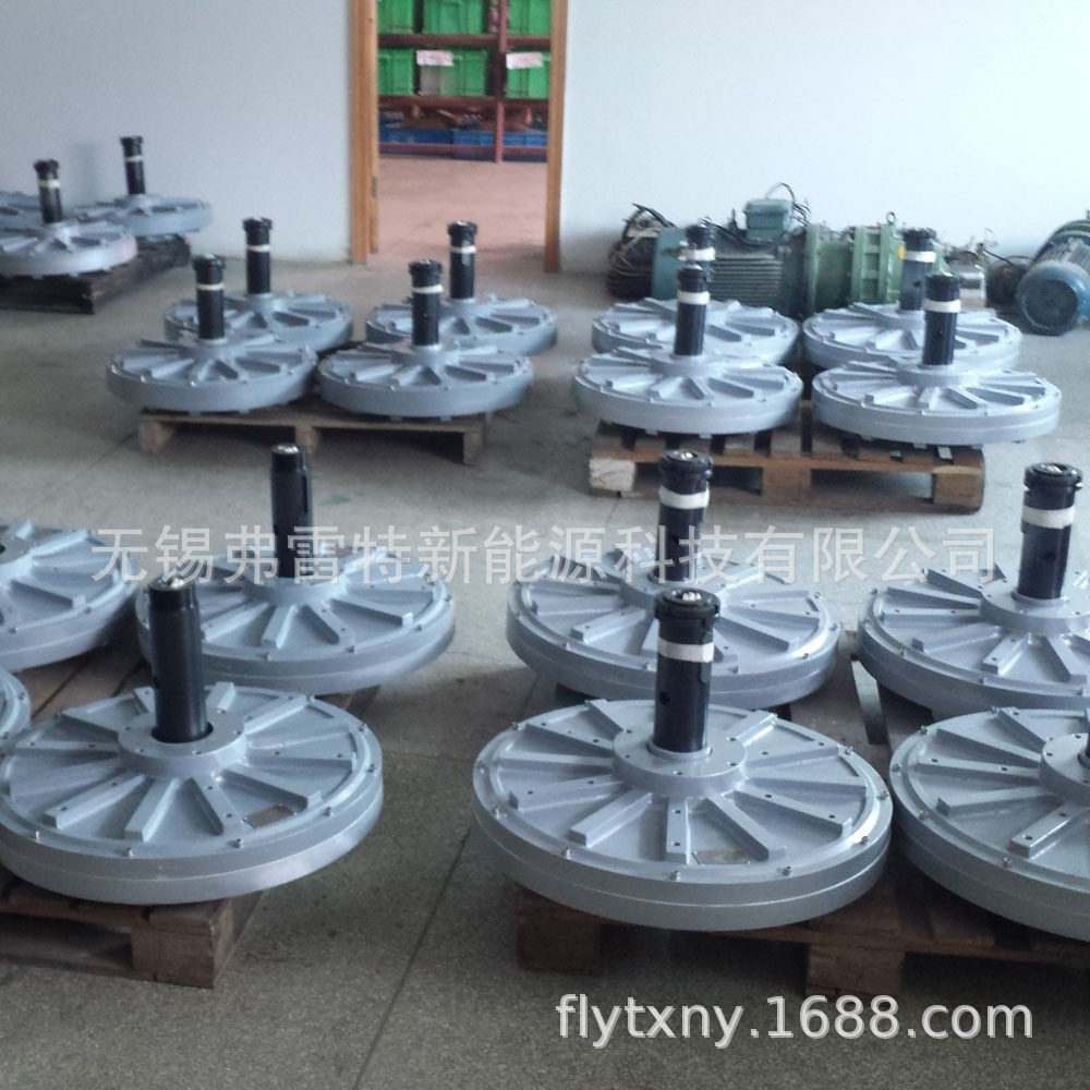 磁悬浮电机1000转 20kw无铁芯高转速盘式电机380v自制永动机风机
