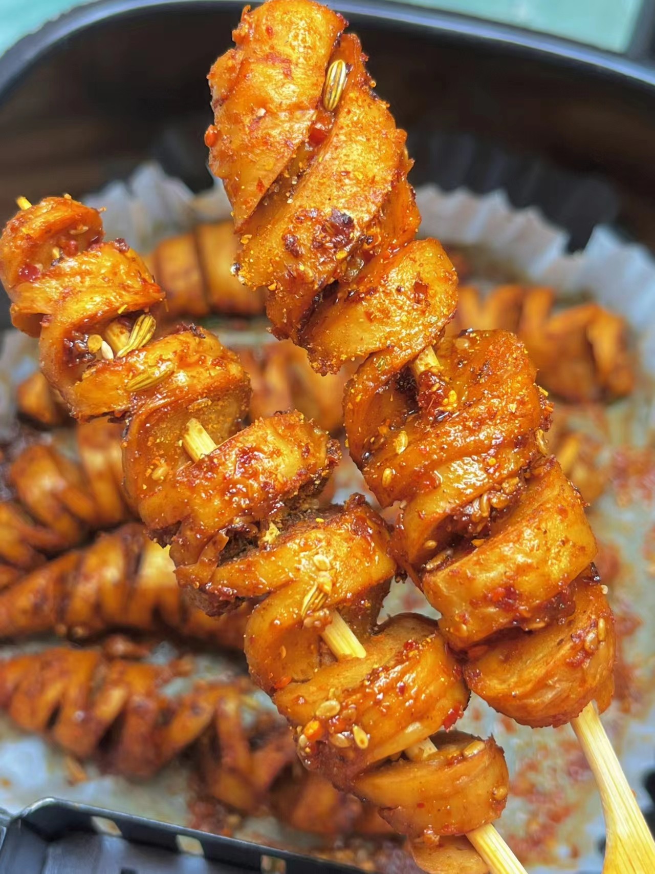 素食烤面筋串烧烤家用炸串小吃半成品烧烤食材速冷冻商用鲜面筋头