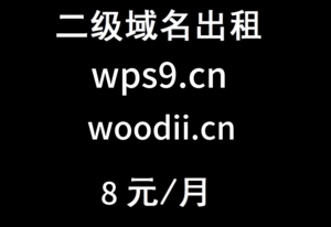 二级域名出租解析无拦截企业个人网站BA域名出售.com.cn