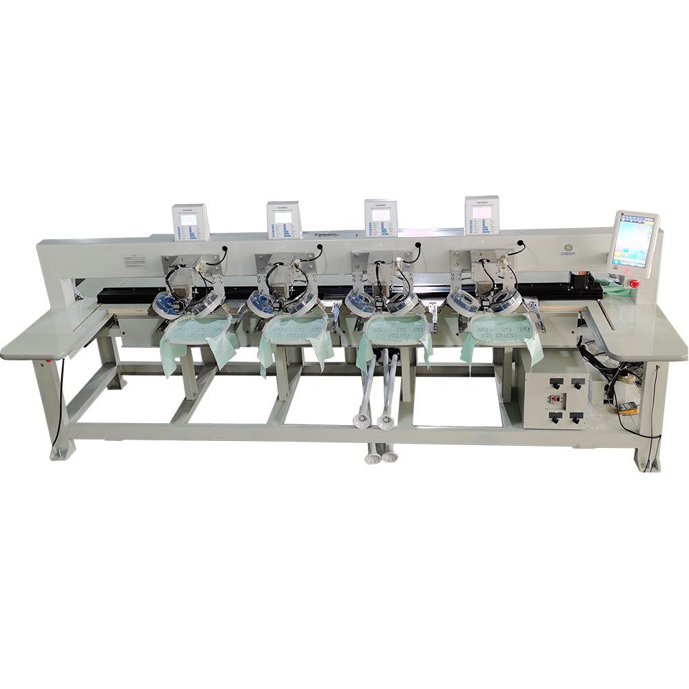 婚纱礼服装4头电脑全自镶钻点钻机rhinestone hot fixing machine