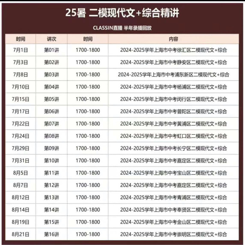 2025年初中语文二模阅读综合运用视频录播设计