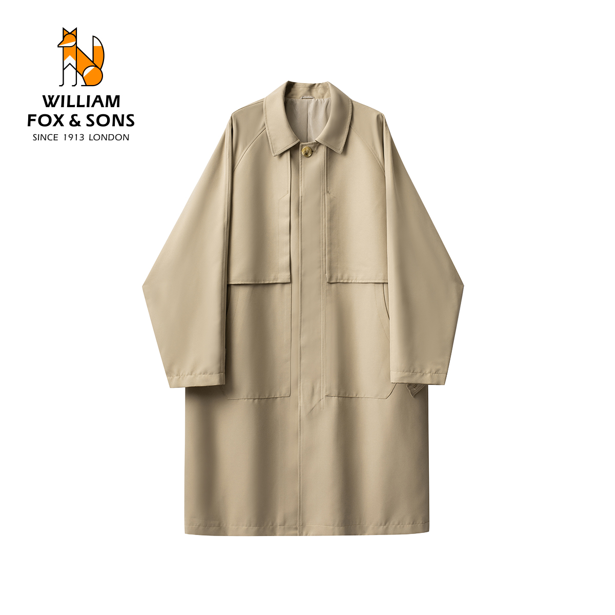 英国小狐狸复古英伦风衣