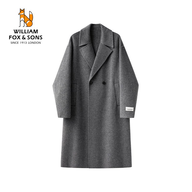 英国小狐狸长款秋冬松大衣外套