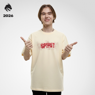 Team Spirit「龙马精神」农历新年周边T恤纯棉新款donk同款