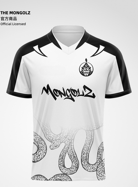The Mongolz 上海Major队服蒙古队海蛇黑白CS2选手同款昂恩电竞