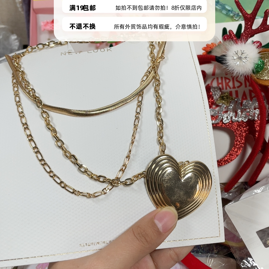 外贸项链锁骨链19包邮17