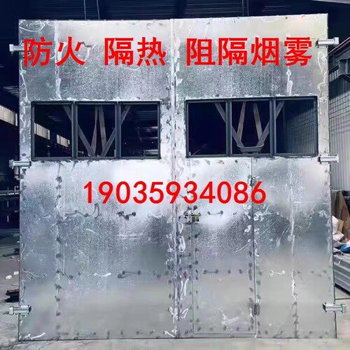 厂家直销车间库房通风平开推拉门木质钢大门消防钢制厂房工业