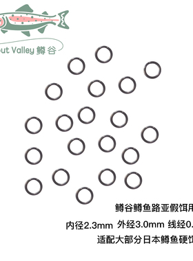 鳟谷TroutValley迷你路亚双圈适配日本微物鳟鱼路亚硬饵