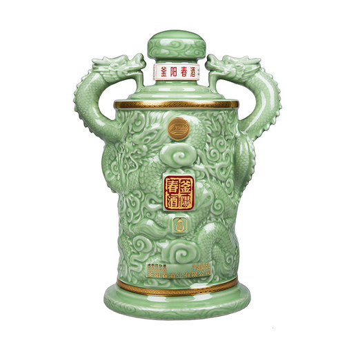 釜阳春龙坛52度5000ml浓香型白酒